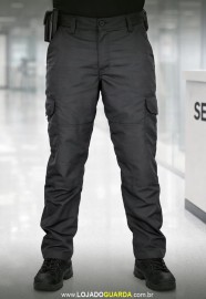 Cal�a T�tica Rip-Stop Masculina 6 Bolsos Resistente Militar Airsoft Seguran�a